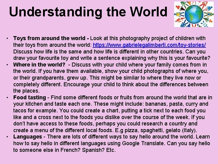 Understanding the World • Toys from around the world - Look at this photography
