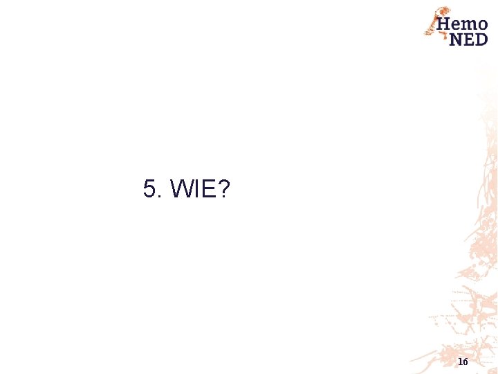 5. WIE? 16 