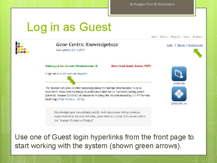 © Postgen. Tech © Pro. Content Log in as Guest Use one of Guest