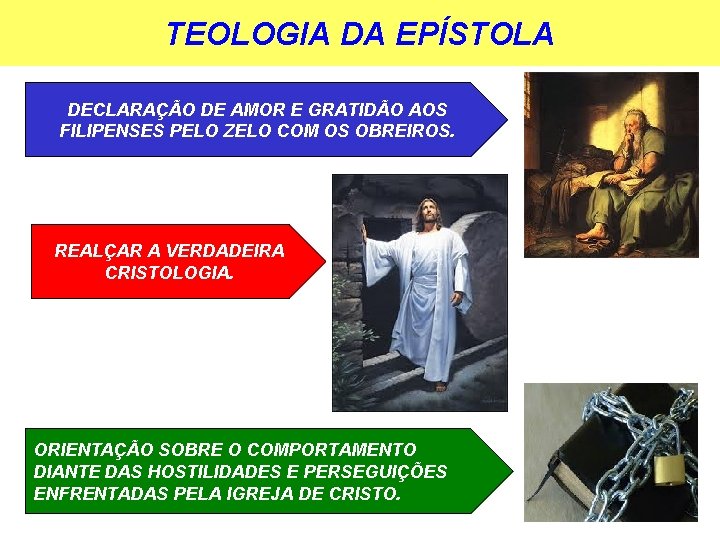 TEOLOGIA DA EPÍSTOLA DECLARAÇÃO DE AMOR E GRATIDÃO AOS FILIPENSES PELO ZELO COM OS