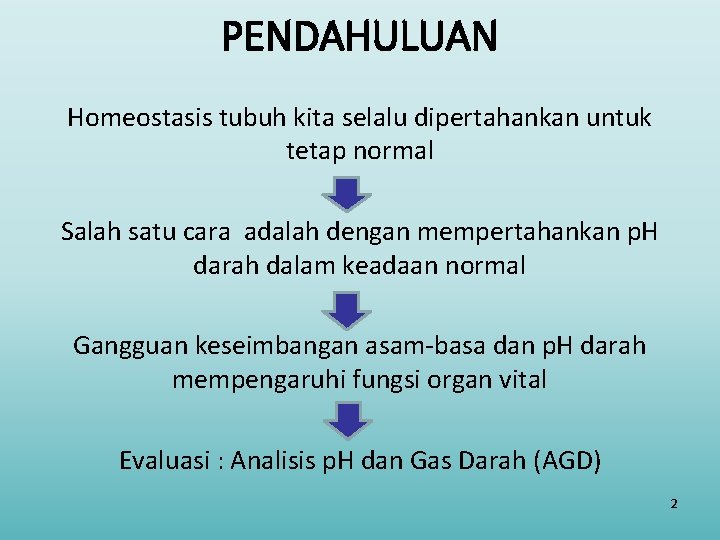 PENDAHULUAN Homeostasis tubuh kita selalu dipertahankan untuk tetap normal Salah satu cara adalah dengan