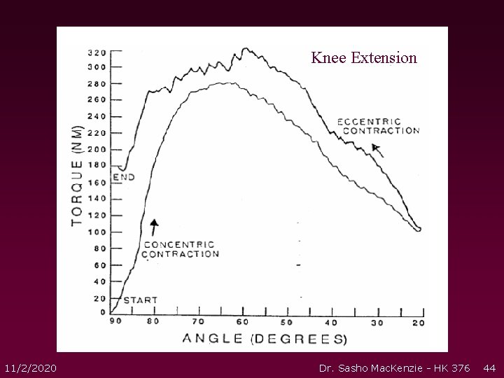 Knee Extension 11/2/2020 Dr. Sasho Mac. Kenzie - HK 376 44 Knee Extension 11/2/2020 Dr. Sasho Mac. Kenzie - HK 376 44