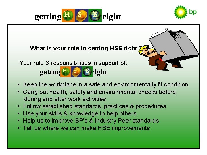 Getting H S E Right Getting Hse Right