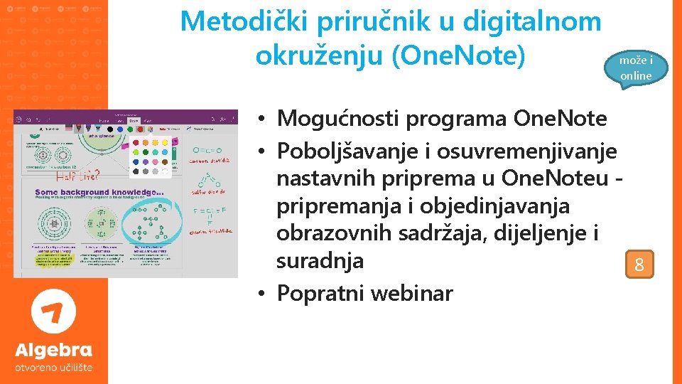 Metodički priručnik u digitalnom okruženju (One. Note) može i online • Mogućnosti programa One.