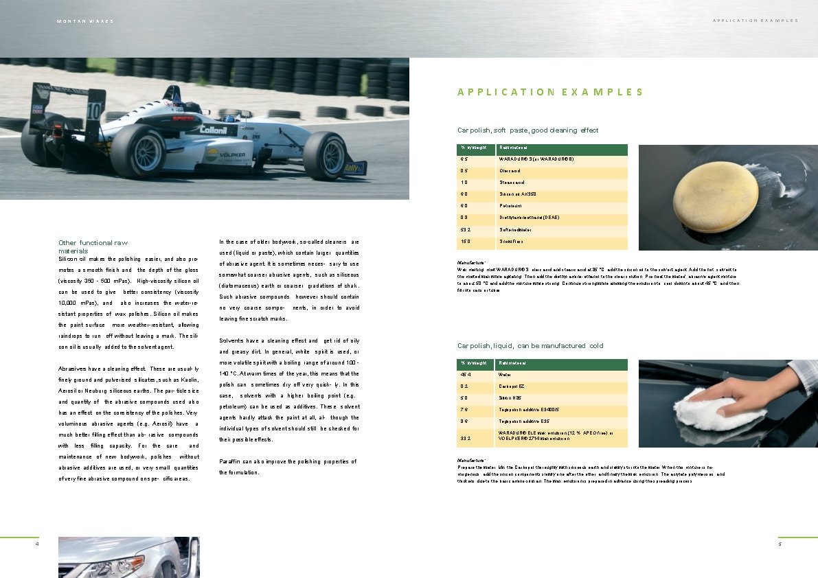 APPLICATION E X A M P L E S M O N T A