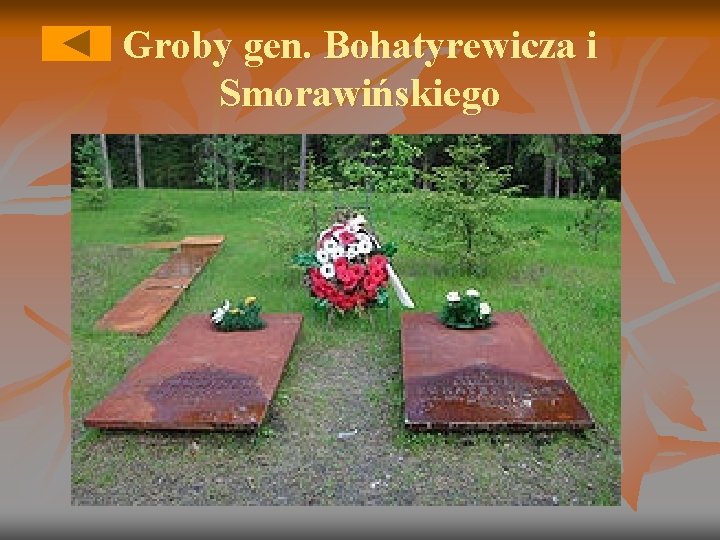 Groby gen. Bohatyrewicza i Smorawińskiego Groby gen. Bohatyrewicza i Smorawińskiego