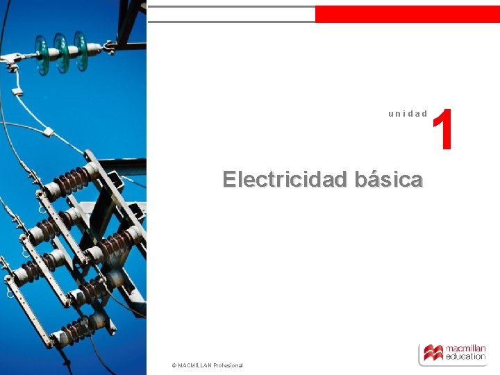 unidad 1 unidad Electricidad básica © MACMILLAN Profesional 1 