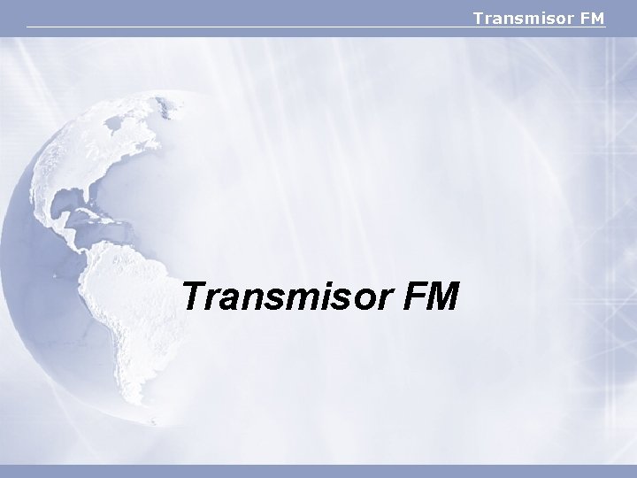 Transmisor FM 