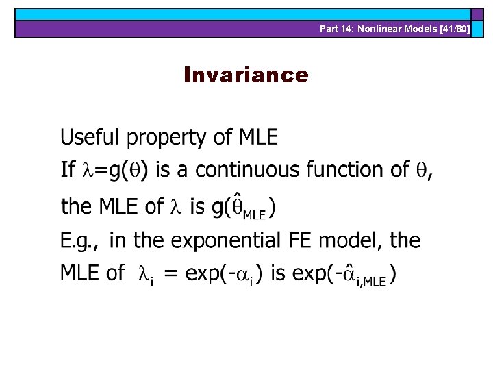 Part 14: Nonlinear Models [41/80] Invariance 