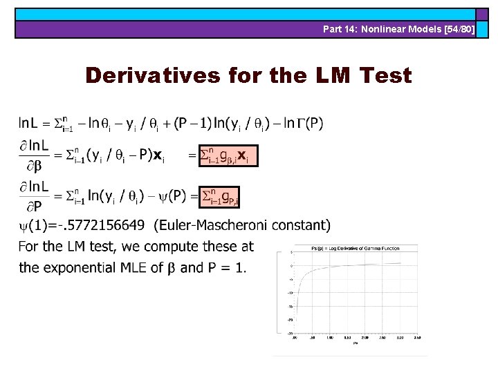 Part 14: Nonlinear Models [54/80] Derivatives for the LM Test 