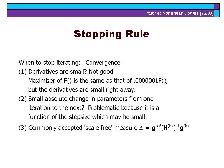 Part 14: Nonlinear Models [76/80] Stopping Rule 