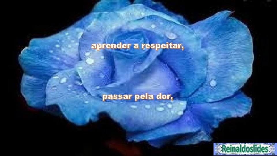 aprender a respeitar, passar pela dor, 