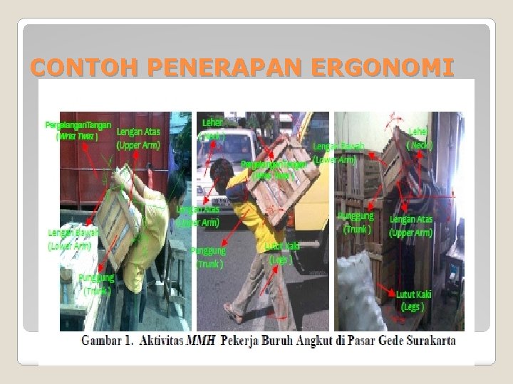 CONTOH PENERAPAN ERGONOMI 