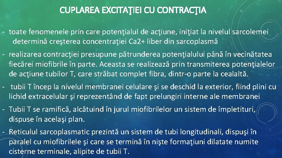CUPLAREA EXCITAŢIEI CU CONTRACŢIA - toate fenomenele prin care potenţialul de acţiune, iniţiat la CUPLAREA EXCITAŢIEI CU CONTRACŢIA - toate fenomenele prin care potenţialul de acţiune, iniţiat la