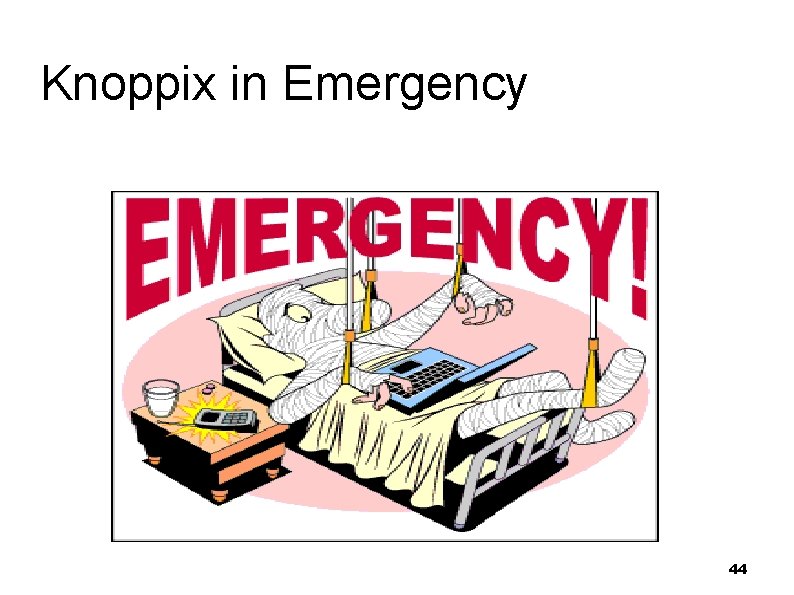 Knoppix in Emergency 44 