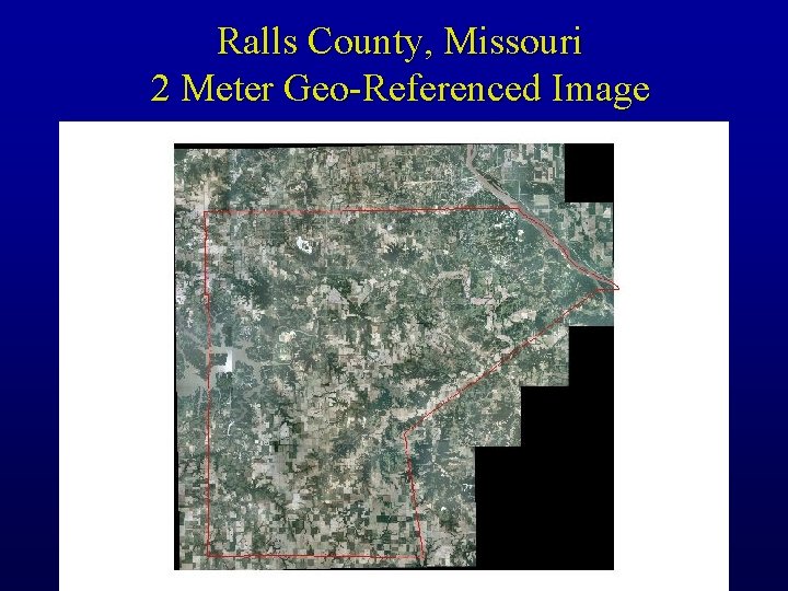 Ralls County, Missouri 2 Meter Geo-Referenced Image 