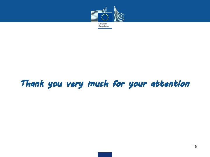Thank you very much for your attention 19 