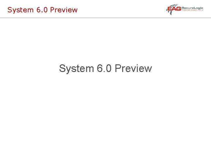 System 6. 0 Preview 