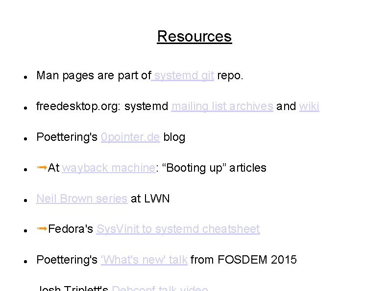 Tuning Systemd For Embedded Alison Chaiken Alisonchaikenmentor Com
