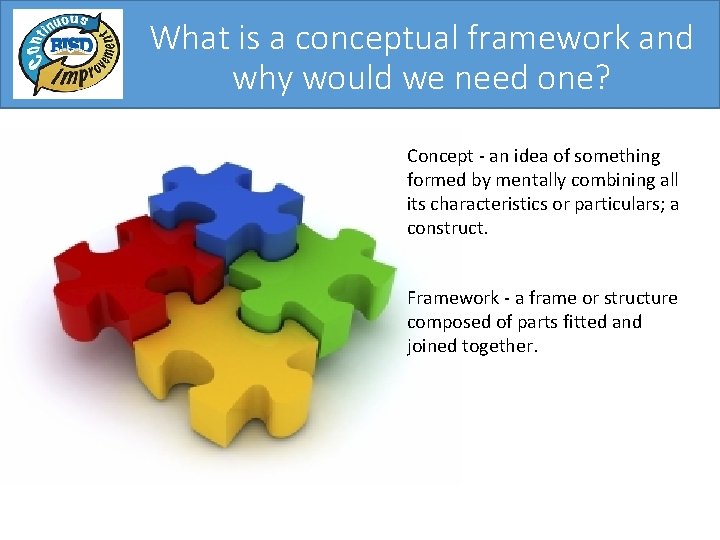 What is a conceptual framework and why would we need one? Concept - an What is a conceptual framework and why would we need one? Concept - an