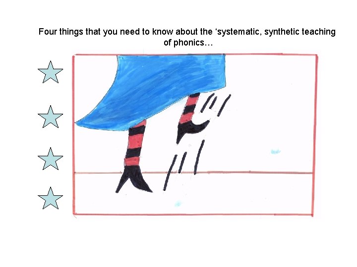 Four things that you need to know about the ‘systematic, synthetic teaching of phonics…