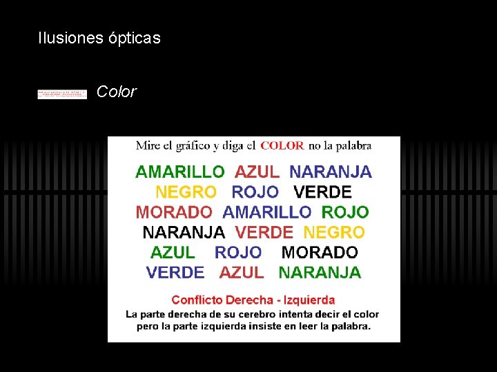Percepcin visual Principios perceptivos Ver es esencialmente un