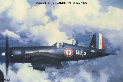 Corsair F 4 U-7 de la flottille 14 F en mai 1956 (ARDHAN) 