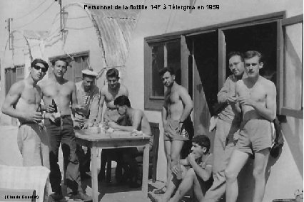Personnel de la flottille 14 F à Télergma en 1959 (Claude Girardot) 