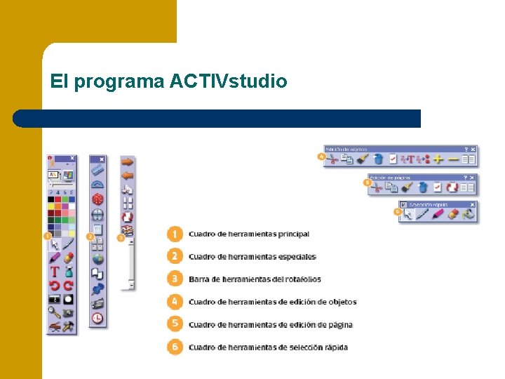 El programa ACTIVstudio 