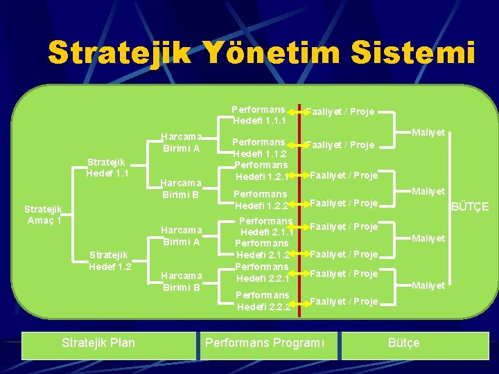 Stratejik Yönetim Sistemi Performans Hedefi 1. 1. 1 Harcama Birimi A Stratejik Hedef 1.