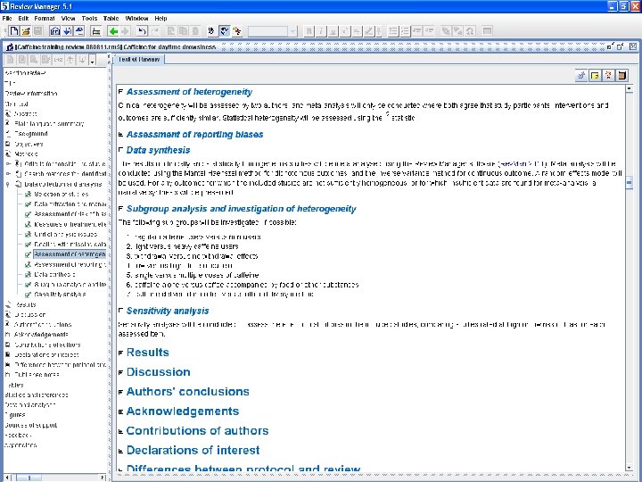 cochrane training 