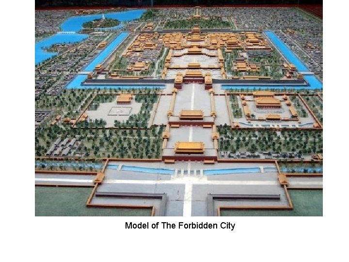Model of The Forbidden City 
