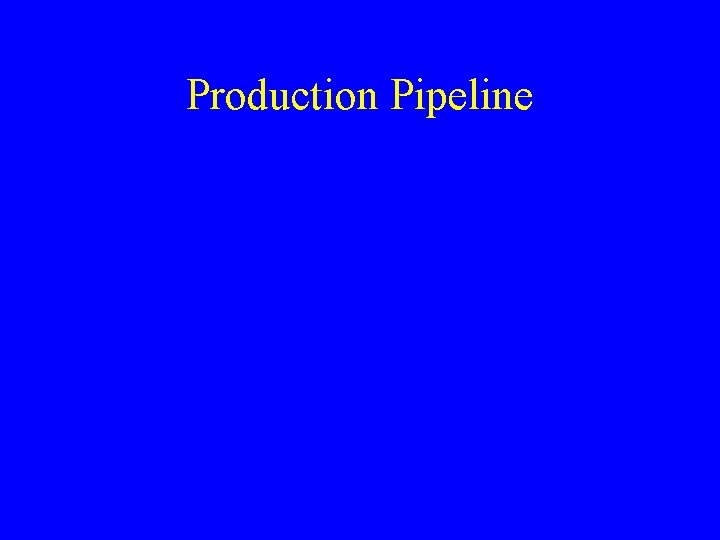 Production Pipeline 
