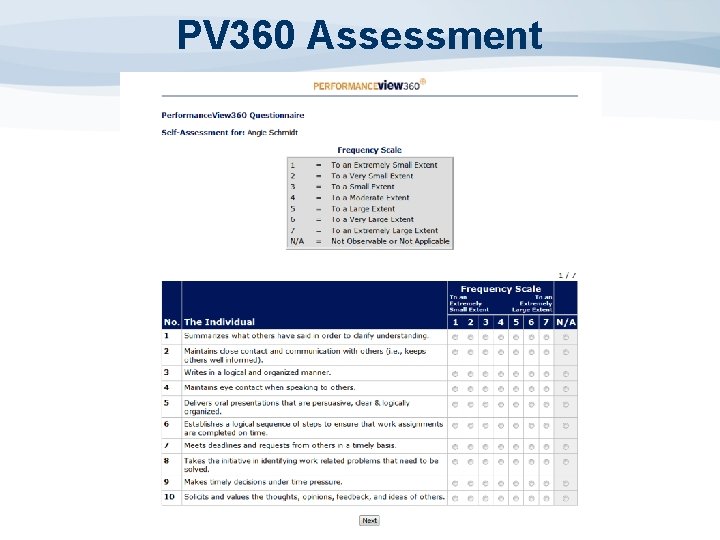 PV 360 Assessment 