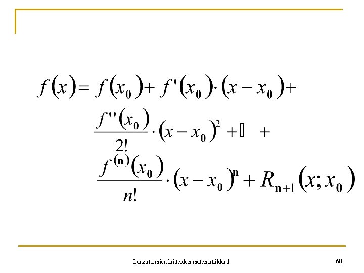 Langattomien laitteiden matematiikka 1 60 