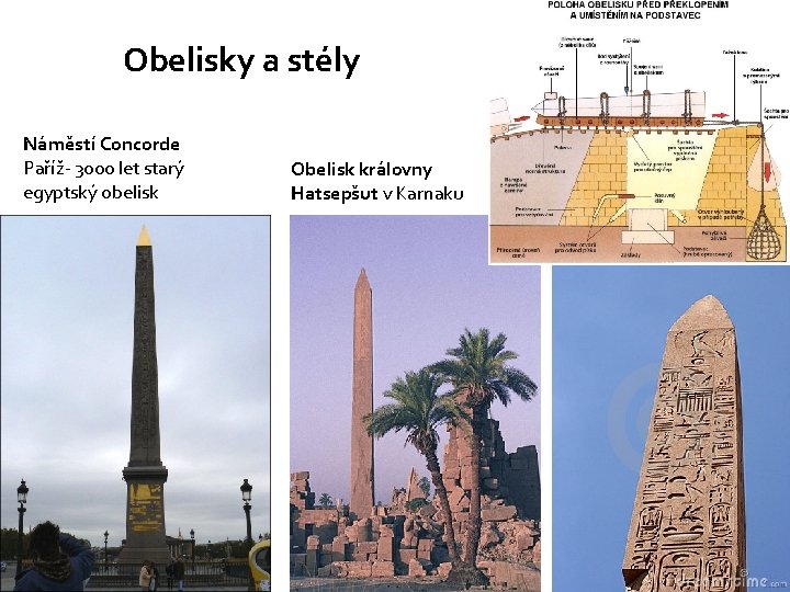 Obelisky a stély Náměstí Concorde Paříž- 3000 let starý egyptský obelisk Obelisk královny Hatsepšut