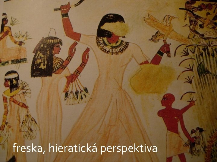 freska, hieratická perspektiva 