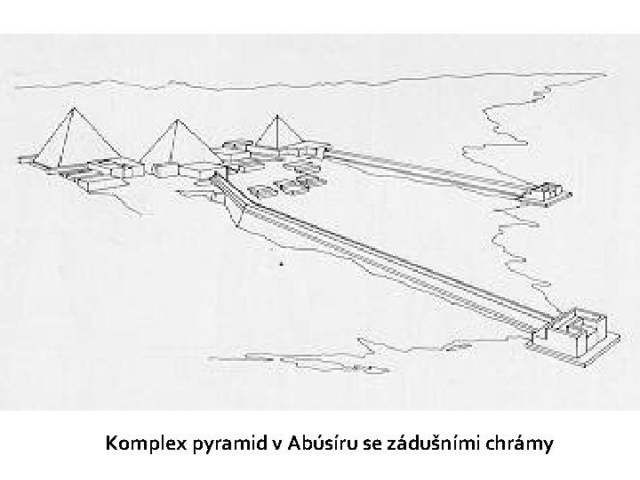 Komplex pyramid v Abúsíru se zádušními chrámy 