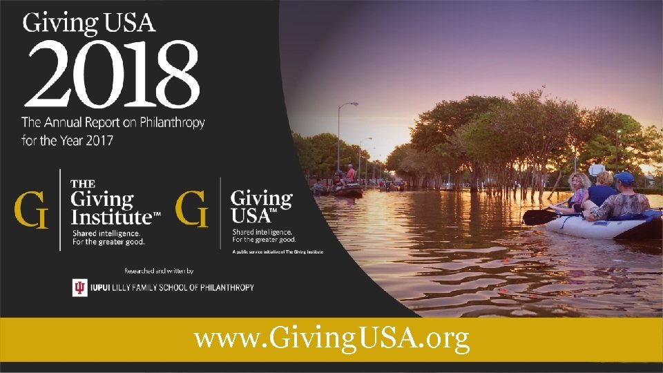 www. Giving. USA. org 