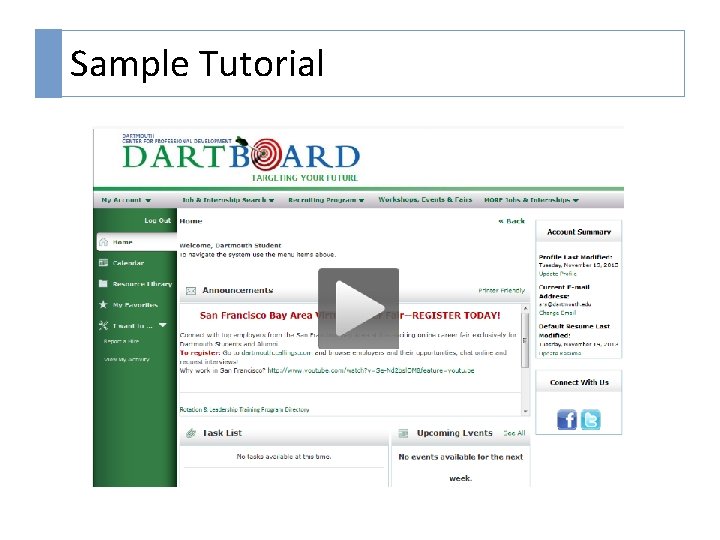 Sample Tutorial 