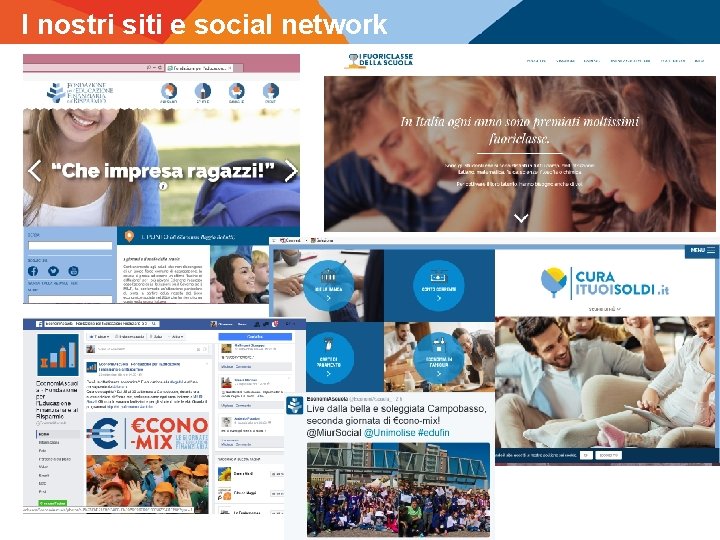 I nostri siti e social network 
