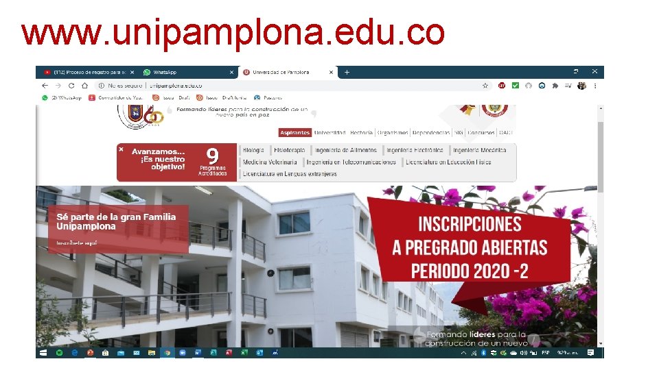 www. unipamplona. edu. co 