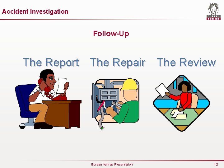 Accident Investigation Follow-Up The Report The Repair The Review Bureau Veritas Presentation 12 