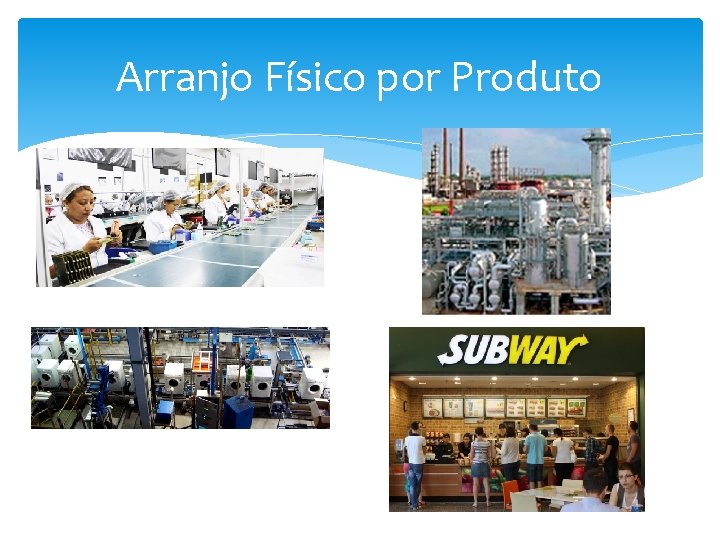 Arranjo Físico por Produto 