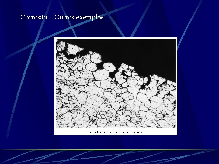 Corrosão – Outros exemplos 