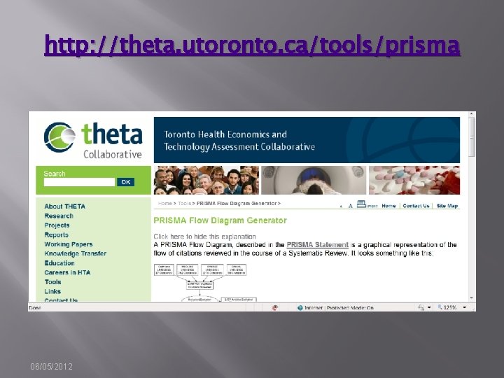 http: //theta. utoronto. ca/tools/prisma 06/05/2012 