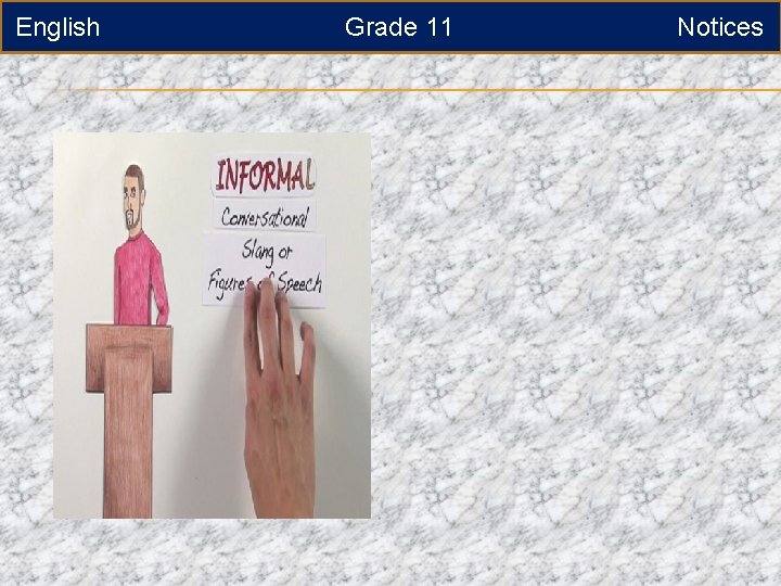 English Grade 11 Notices 