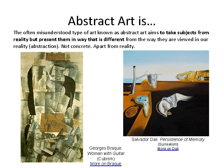 Abstract Art is… The often misunderstood type of art known as abstract art aims Abstract Art is… The often misunderstood type of art known as abstract art aims