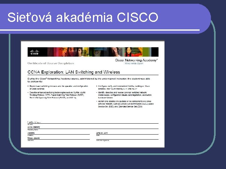 Sieťová akadémia CISCO 