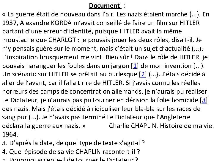 Document : « La guerre était de nouveau dans l’air. Les nazis étaient marche